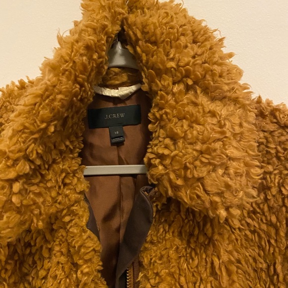 J Crew Teddy Coat Size XS - Picture 2 of 4